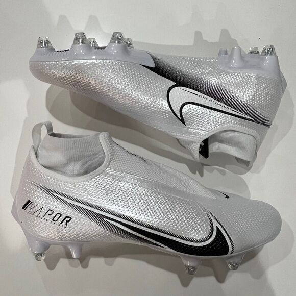 Size 13 Nike Vapor Edge Pro 360 Detachable Football Cleats White DO1143-100 main image 4